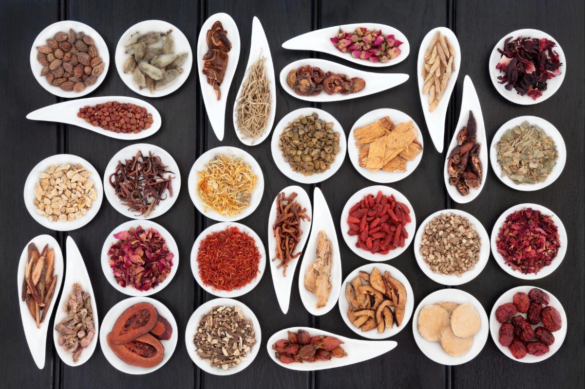 various chinese herbs