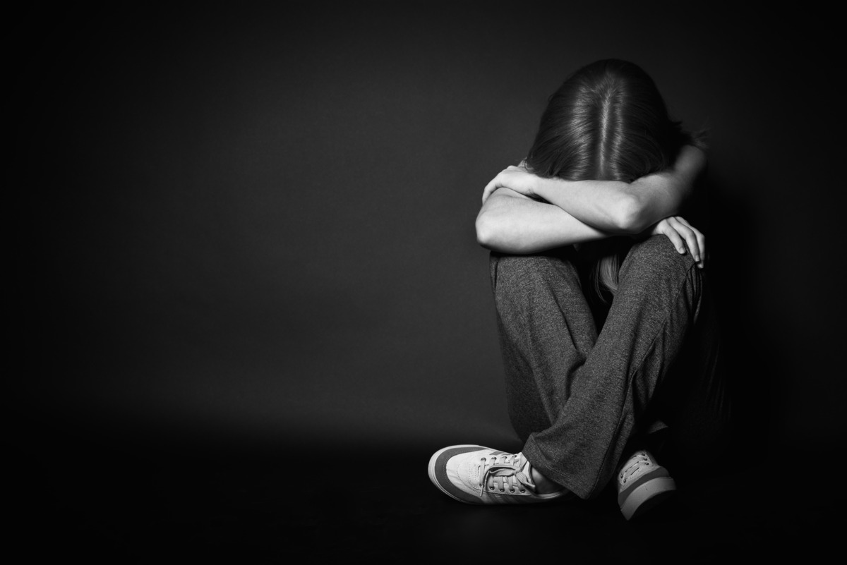 woman depressed